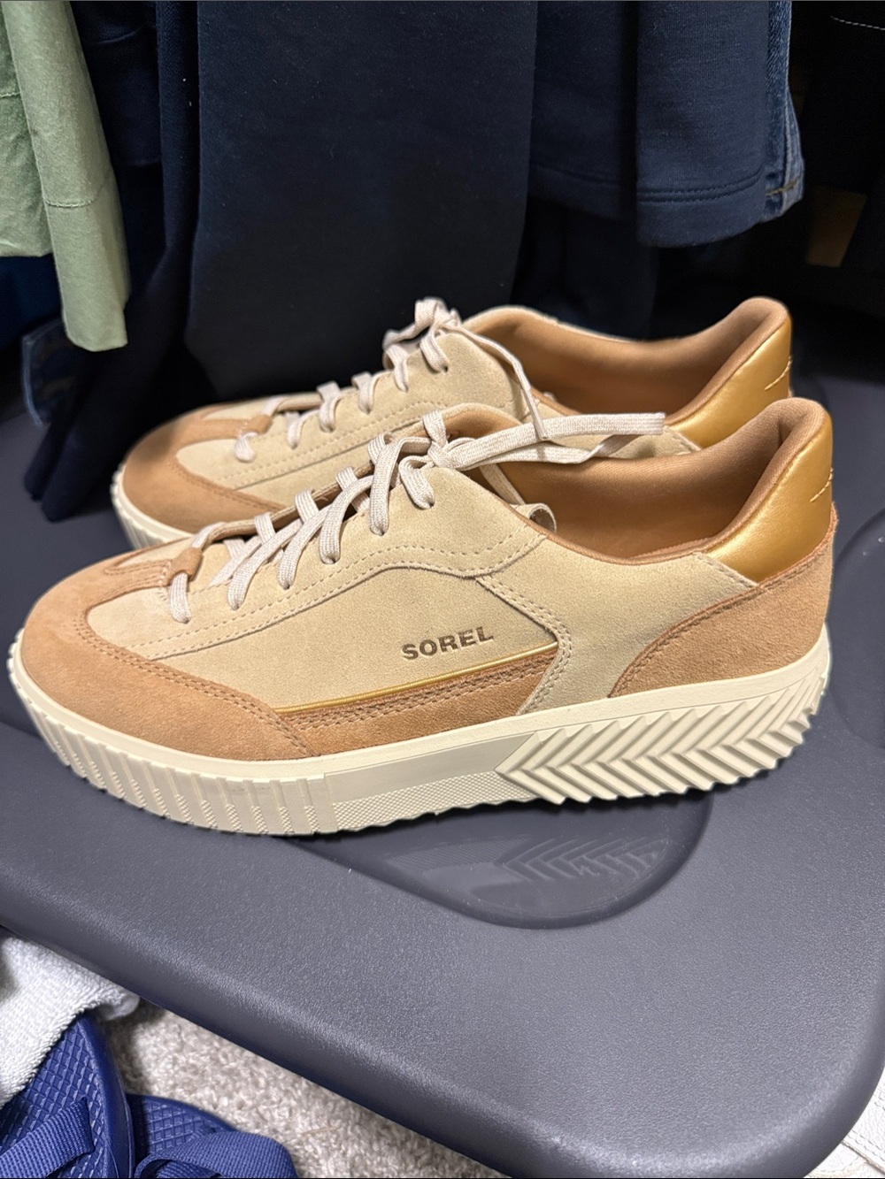 Sorel Ona T Toe Sneaker - Tan